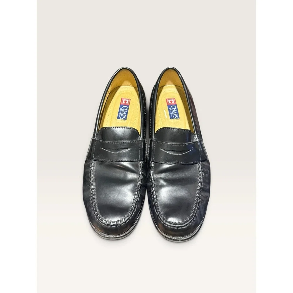 Chaps Penny Loafer Black Men's Size 10